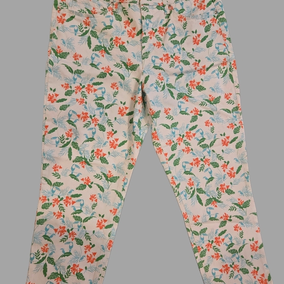 Floral Print Pants - Picture 1 of 4